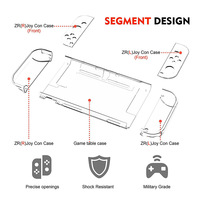 Zestaw 6 w 1 torba z EVA na przełącznik do nintendo twarda osłona pokrowiec przenośny do Nitendo przełącznik konsoli joysticki uchwyty akcesoria 4